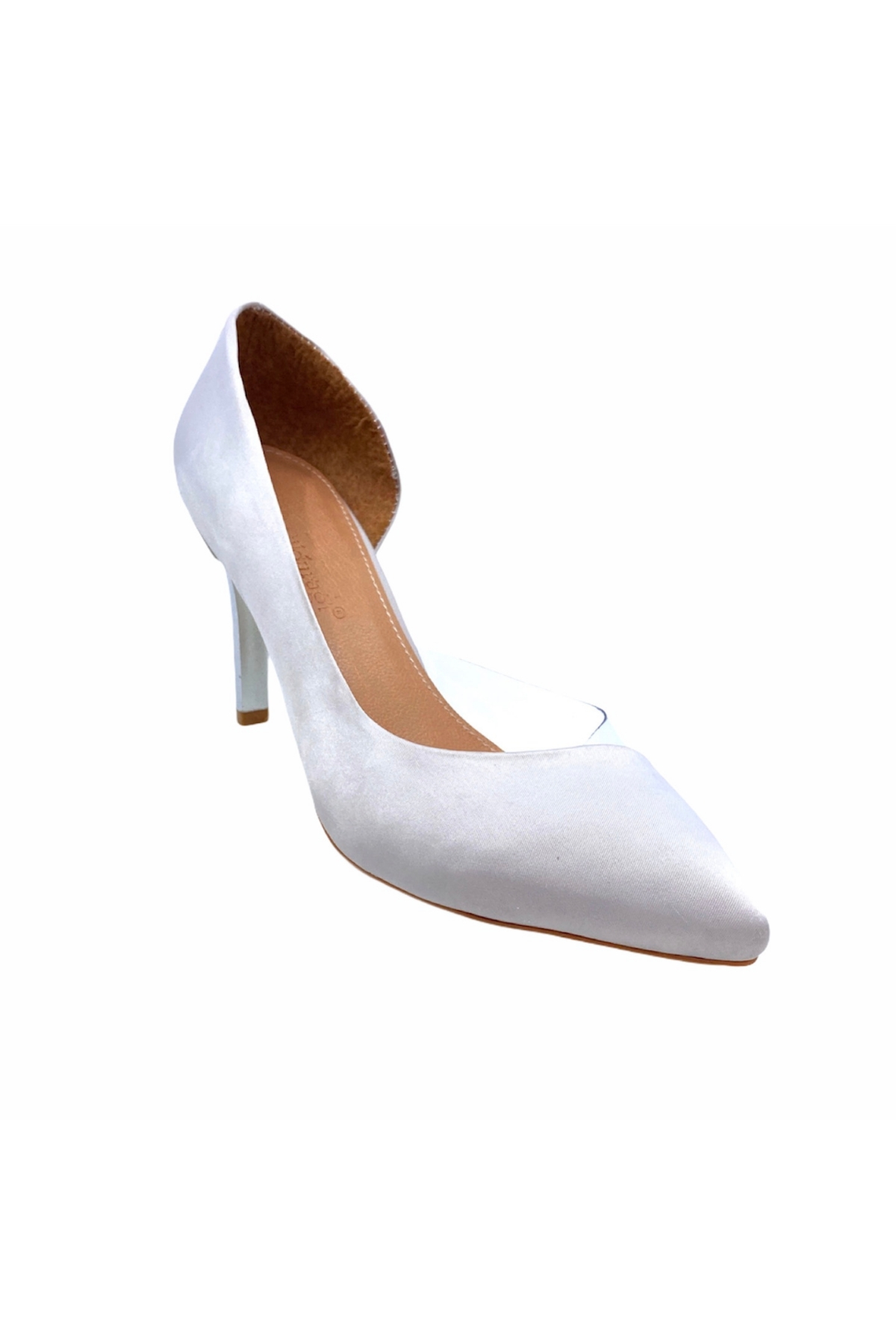 Linda Model 8 Cm Topuklu Fume Saten