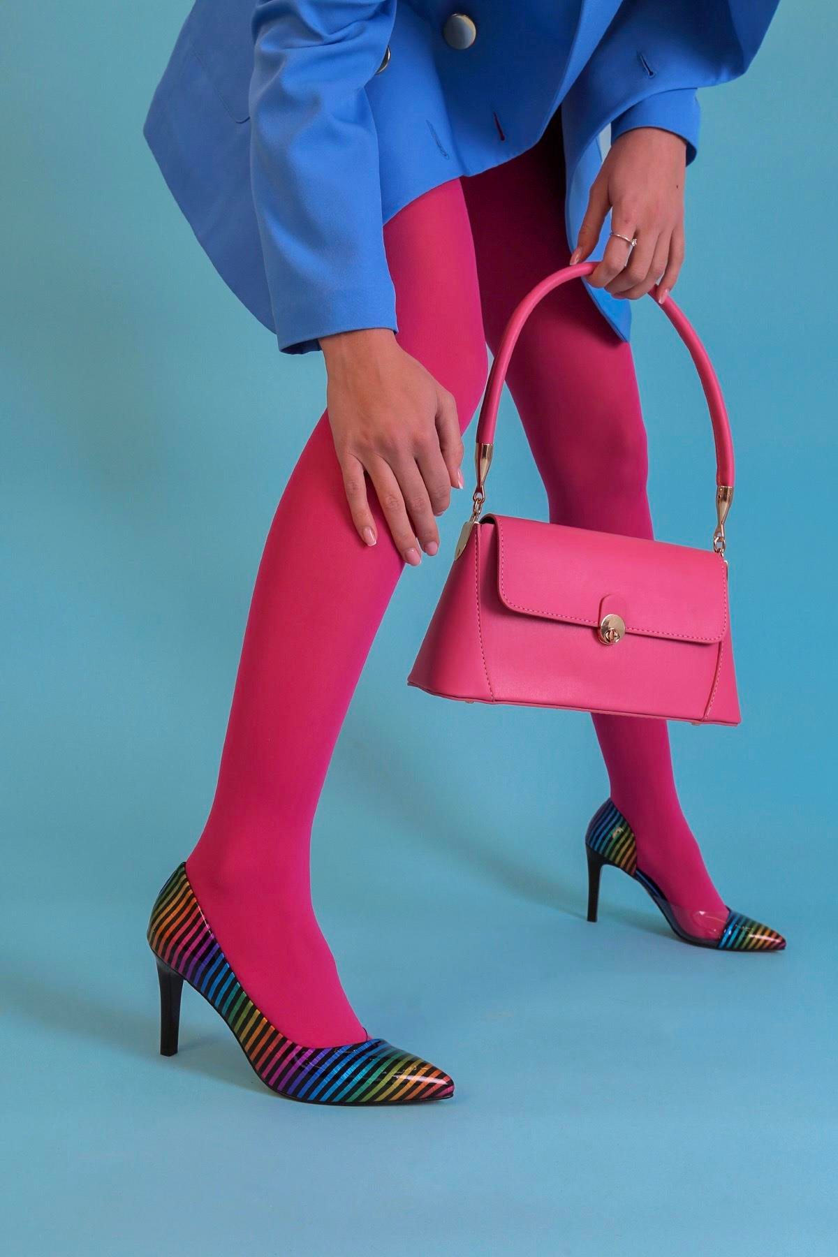 Linda Model 8 Cm Topuklu Hologram