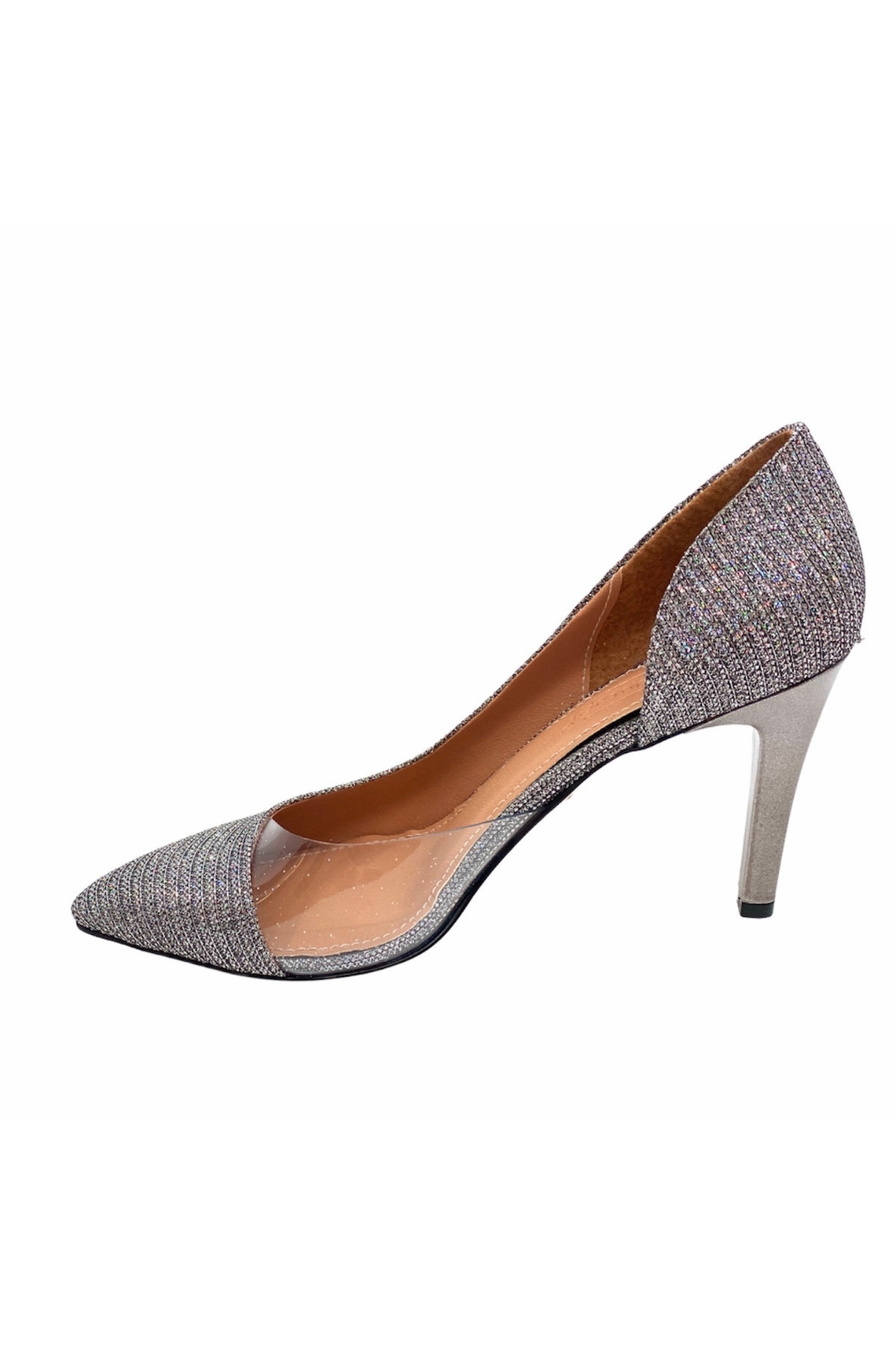 Linda Model 8 Cm Topuklu Platin Sim