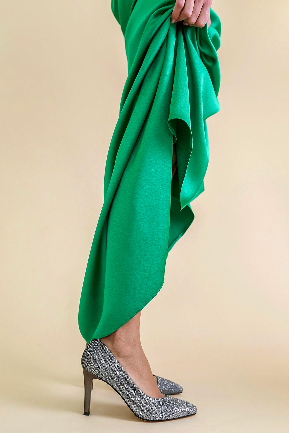 Linda Model 8 Cm Topuklu Platin Sim