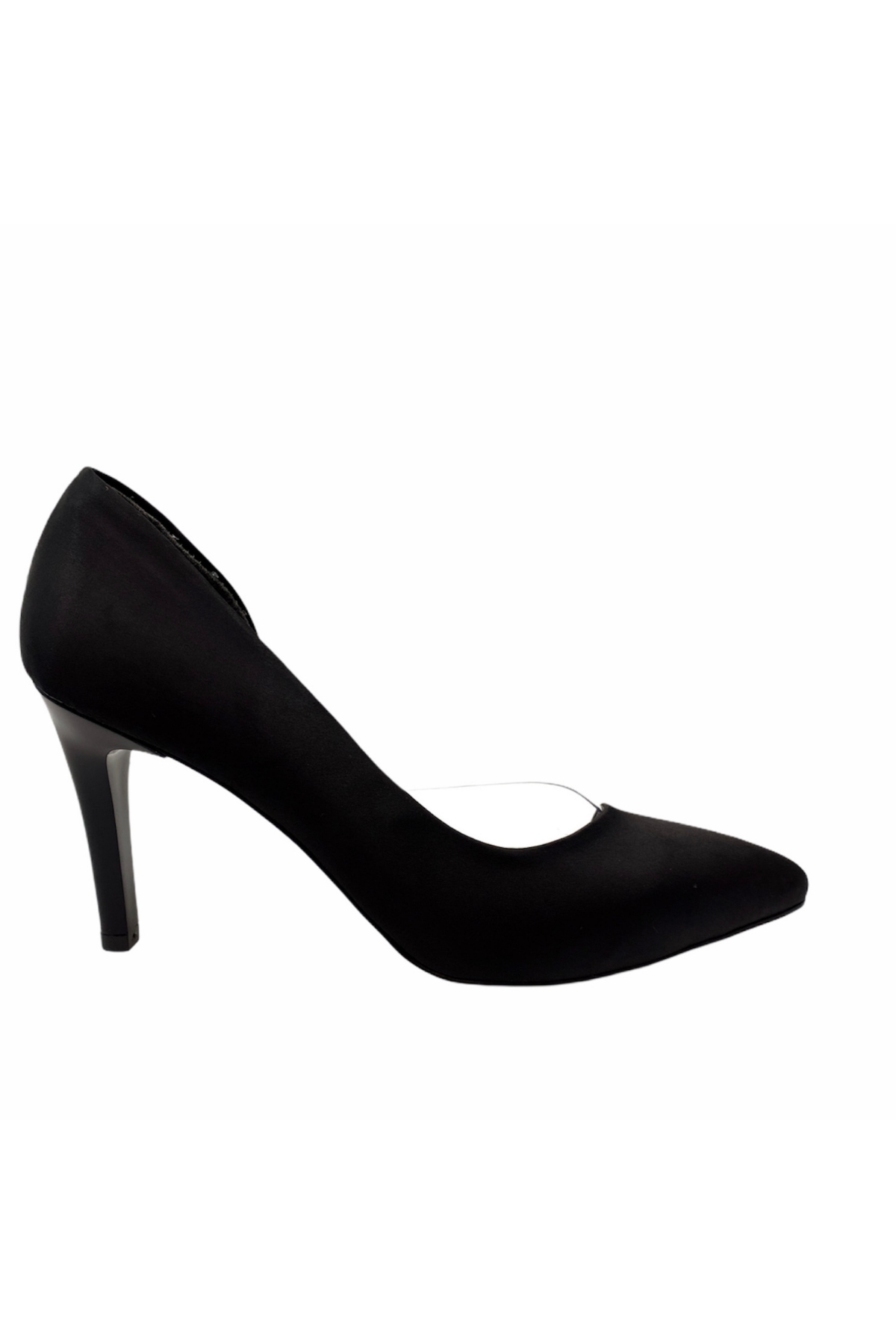 Linda Model 8 Cm Topuklu Siy.saten