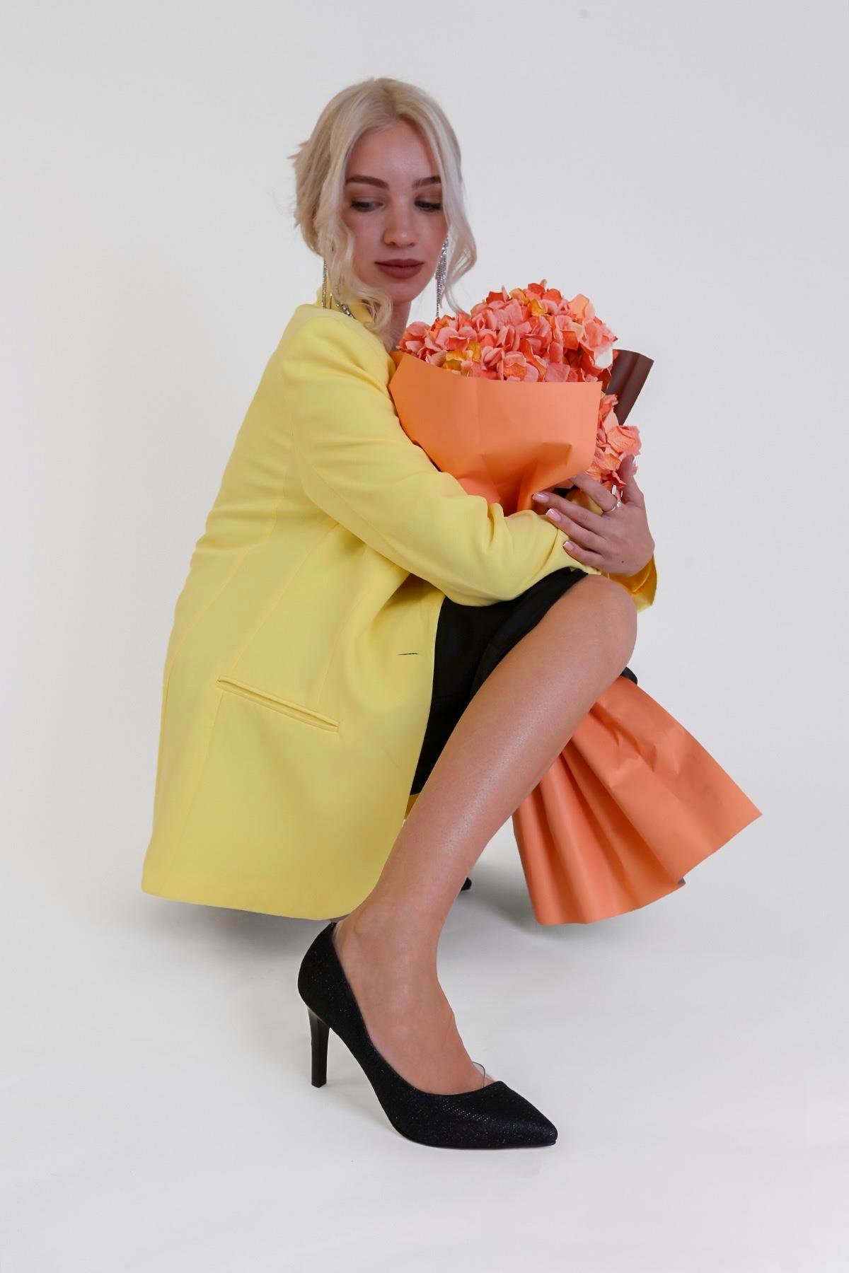 LİNDA MODEL 8 CM TOPUKLU SIY.SIMLI