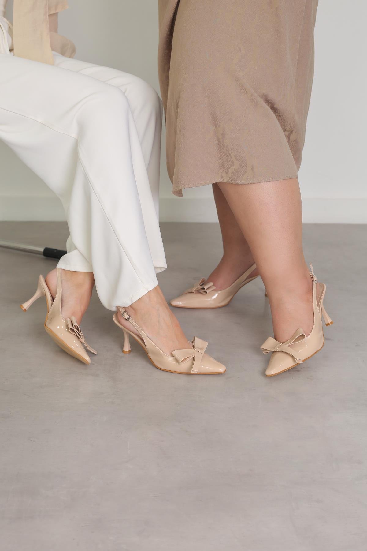 LK1003  MODEL6 CM TOPUKLU KURDELA  DETAYLI TOPUKLU AYAKKABI NUT.RUGAN