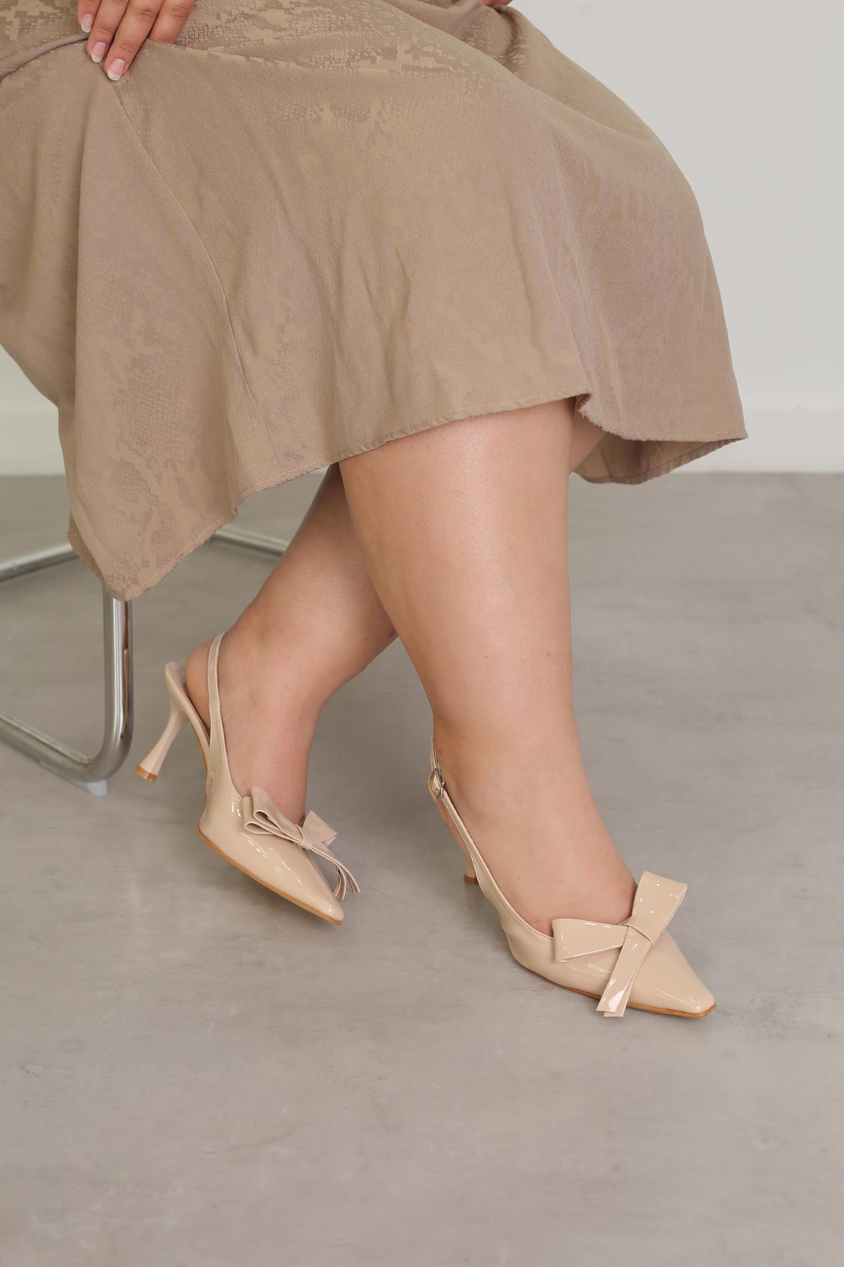 LK1003  MODEL6 CM TOPUKLU KURDELA  DETAYLI TOPUKLU AYAKKABI NUT.RUGAN