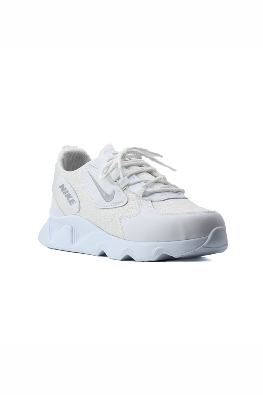 LUFFY MODEL 3 CM TOPUKLU YENİ SEZON SNEAKERS SPOR AYAKKABI BEY.GRI