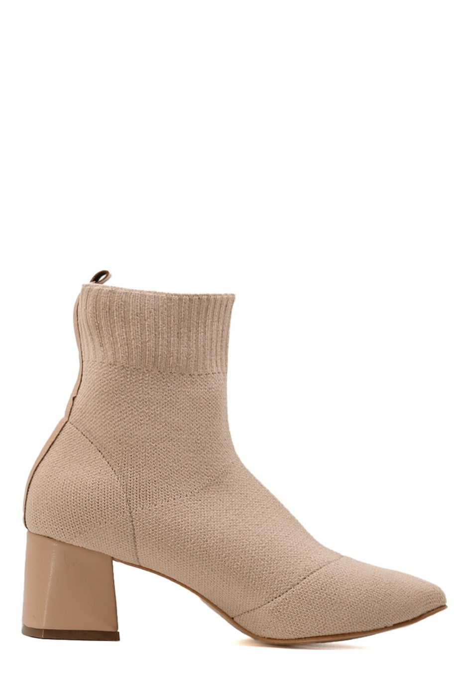 LUİZA MODEL 5 CM TOPUKLU TRİKO BOT TEN