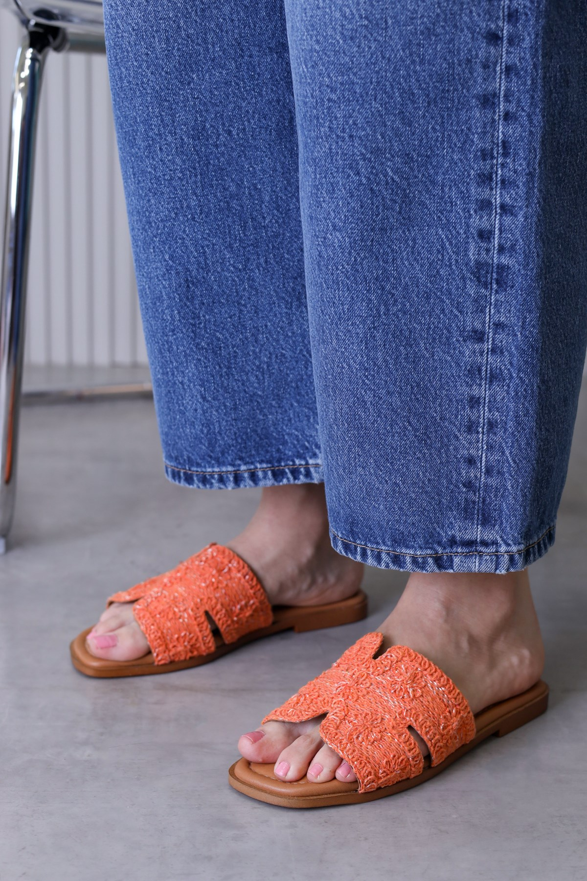 ma104 model yeni sezon terlik ORANJ