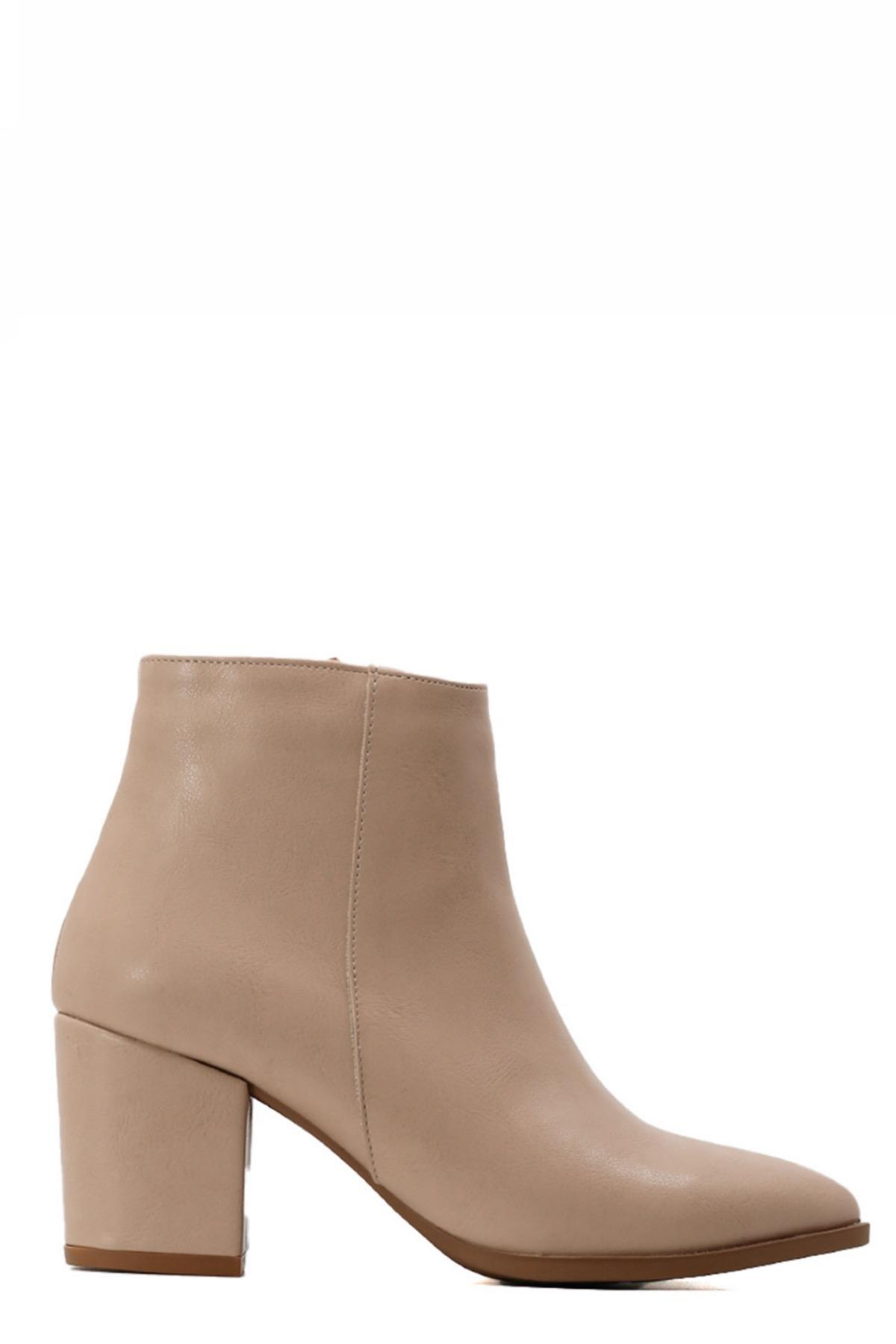 Maggi̇e Zara Model 5 Cm Topuklu Bot Nut