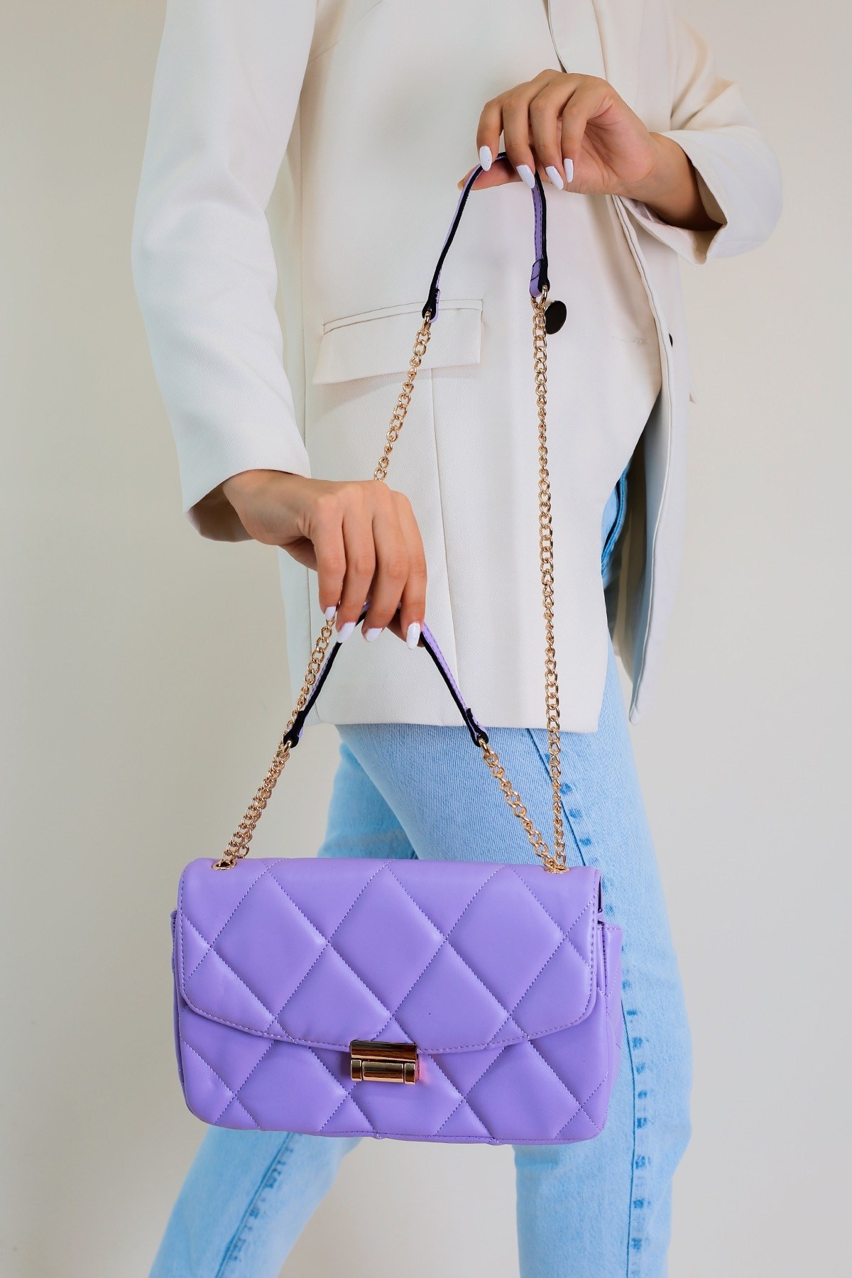 May Model Yeni Sezon Çanta Lila