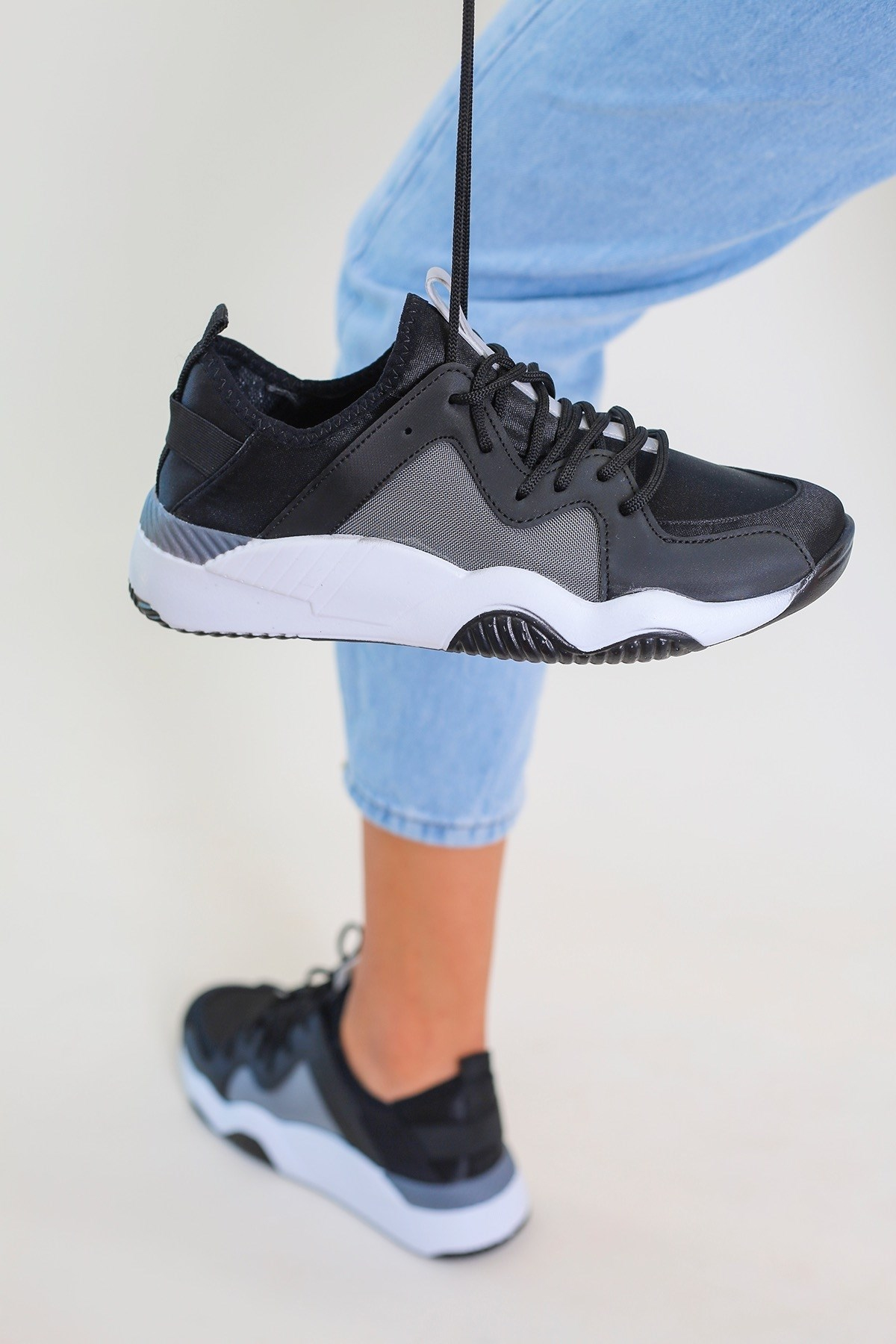 Millie Model Yeni Sezon Sneakers Spor Ayakakbi Siy.bey