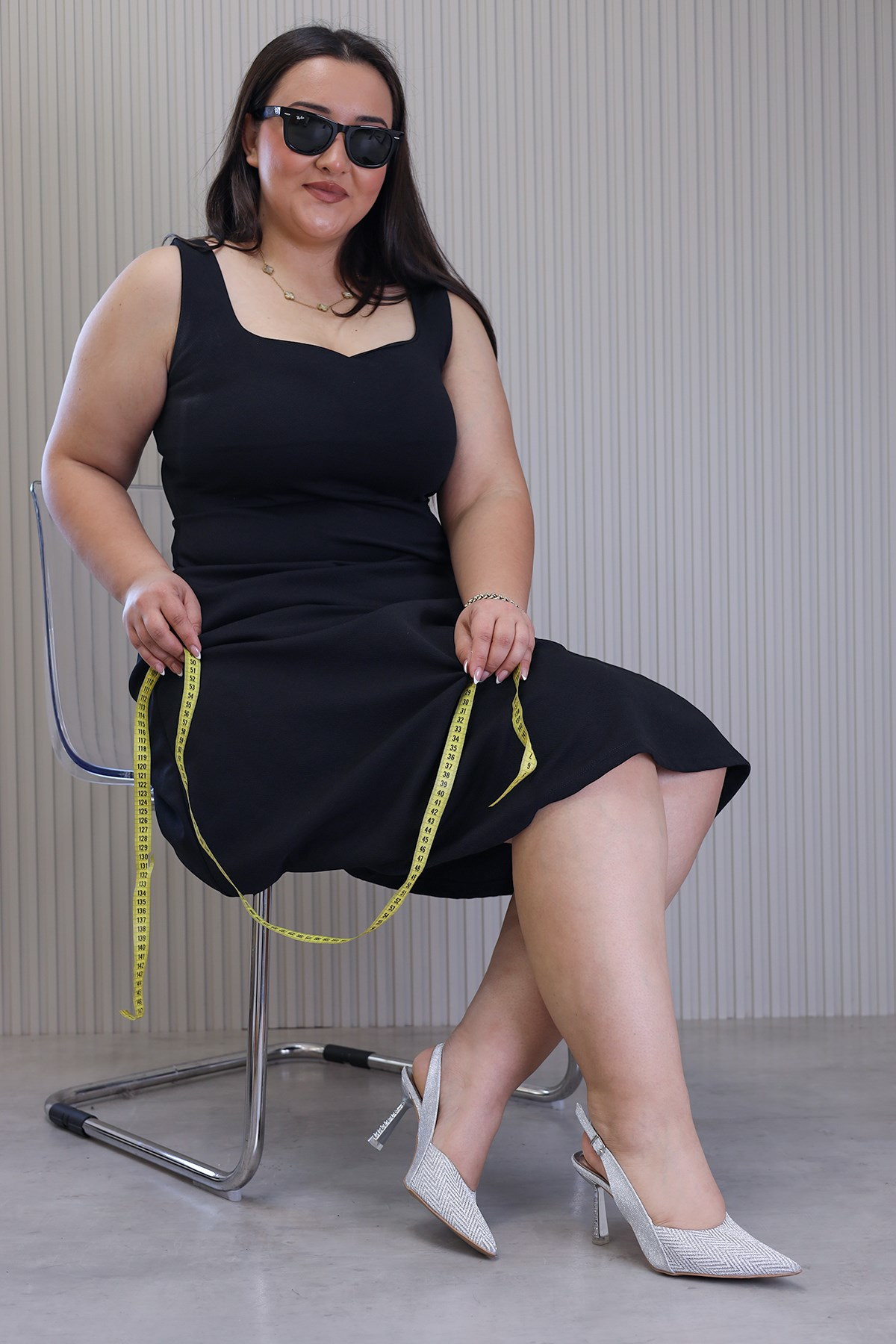 nika model 7 cm topuklu yeni sezon abiye ayakkabı GUMUS