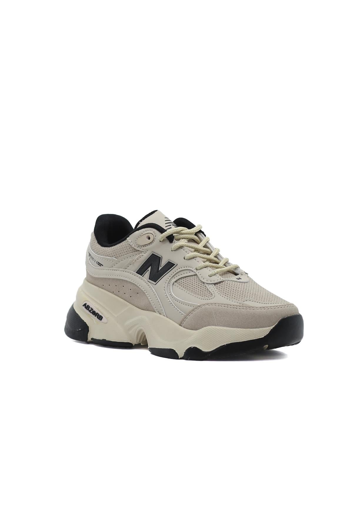 Odi̇ssey 5 Cm Tabanli Yeni̇ Sezon Sneakers  Spor Ayakkabi Bej