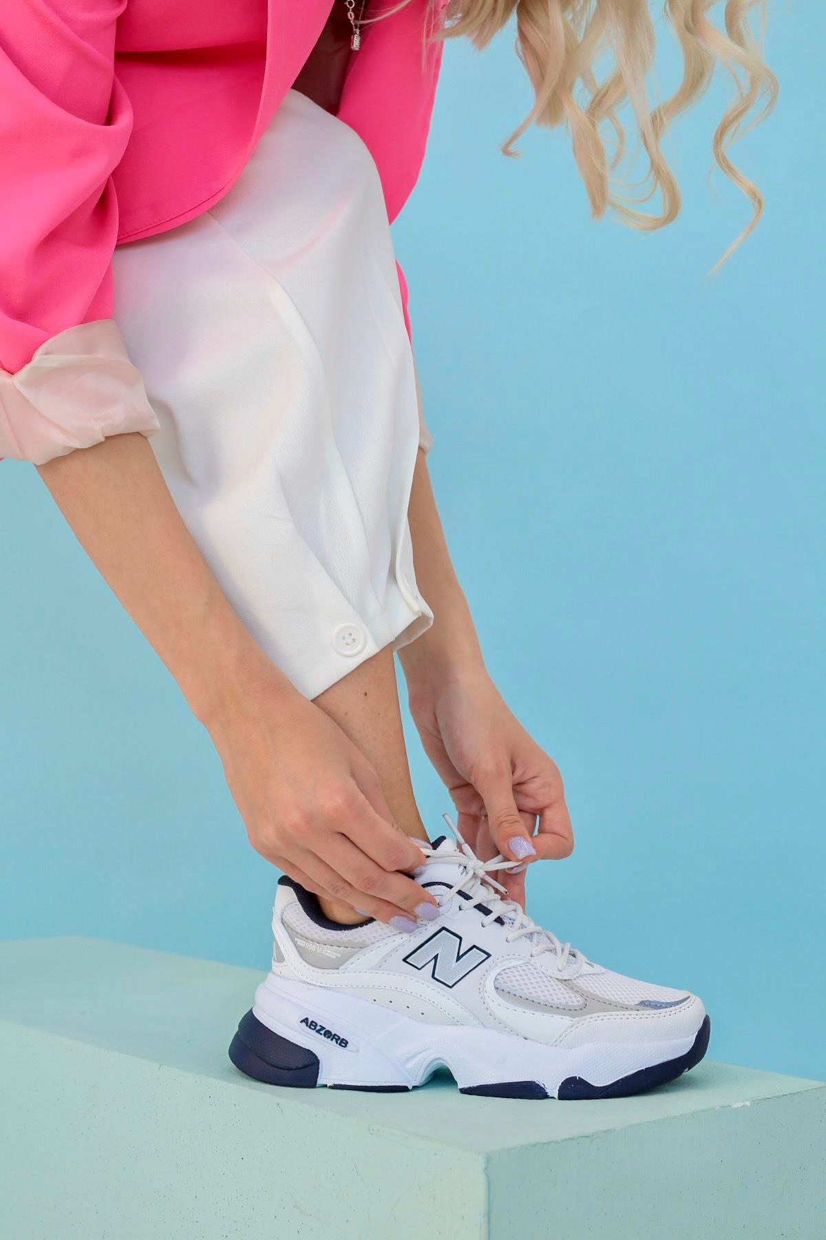 Odi̇ssey 5 Cm Tabanli Yeni̇ Sezon Sneakers  Spor Ayakkabi Bey.lacv