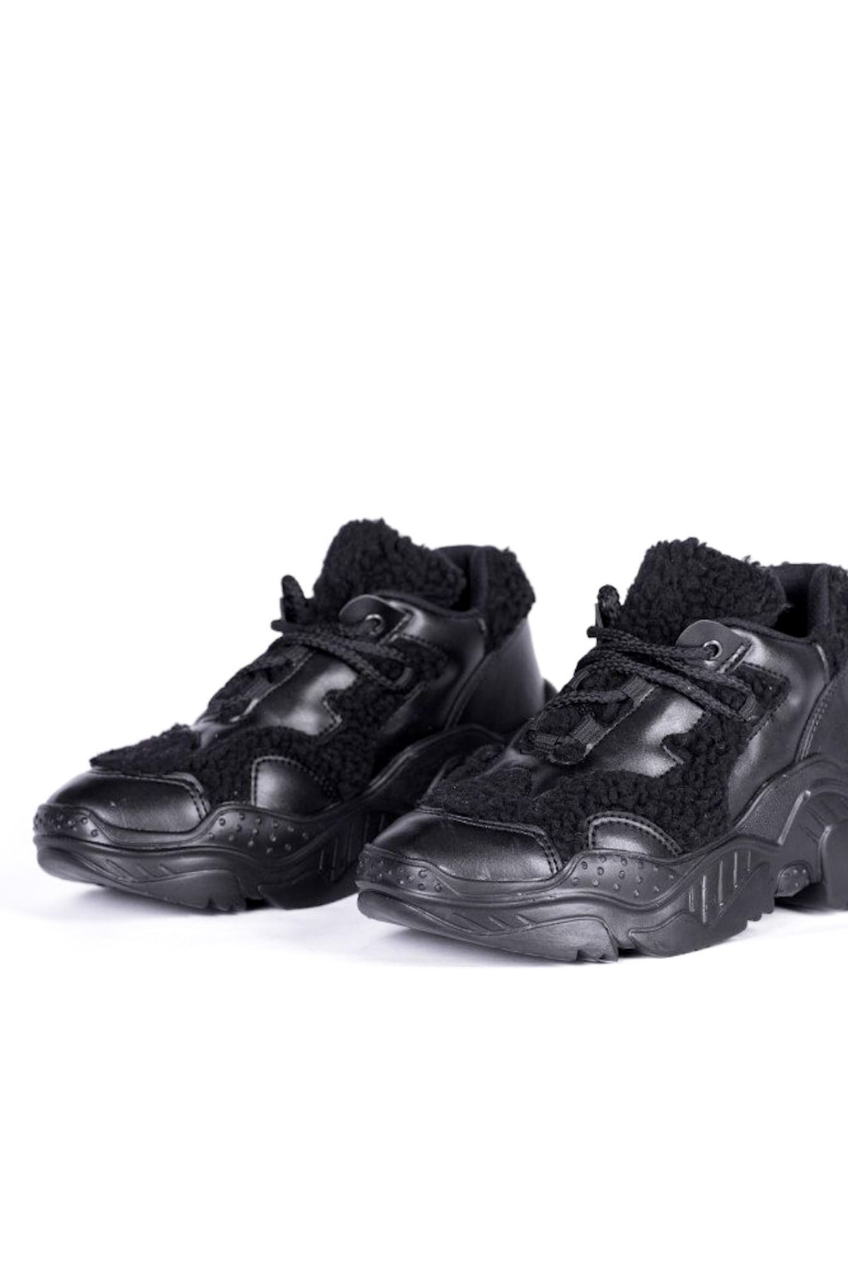 Pamela Model 5 Cm Tabanli Sneakers Siyah