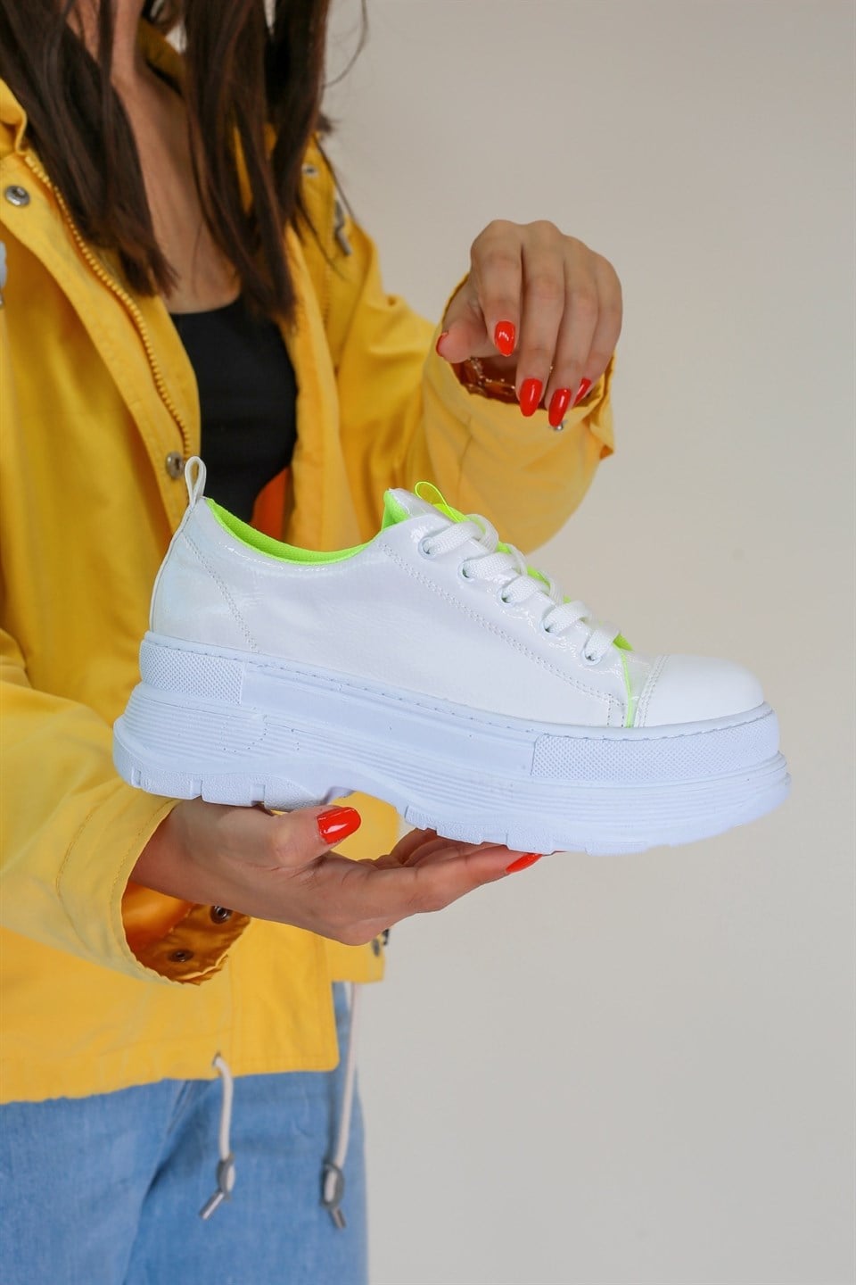 Peo Kalin Taban Convers Spor Ayakkabi Bey.rugan