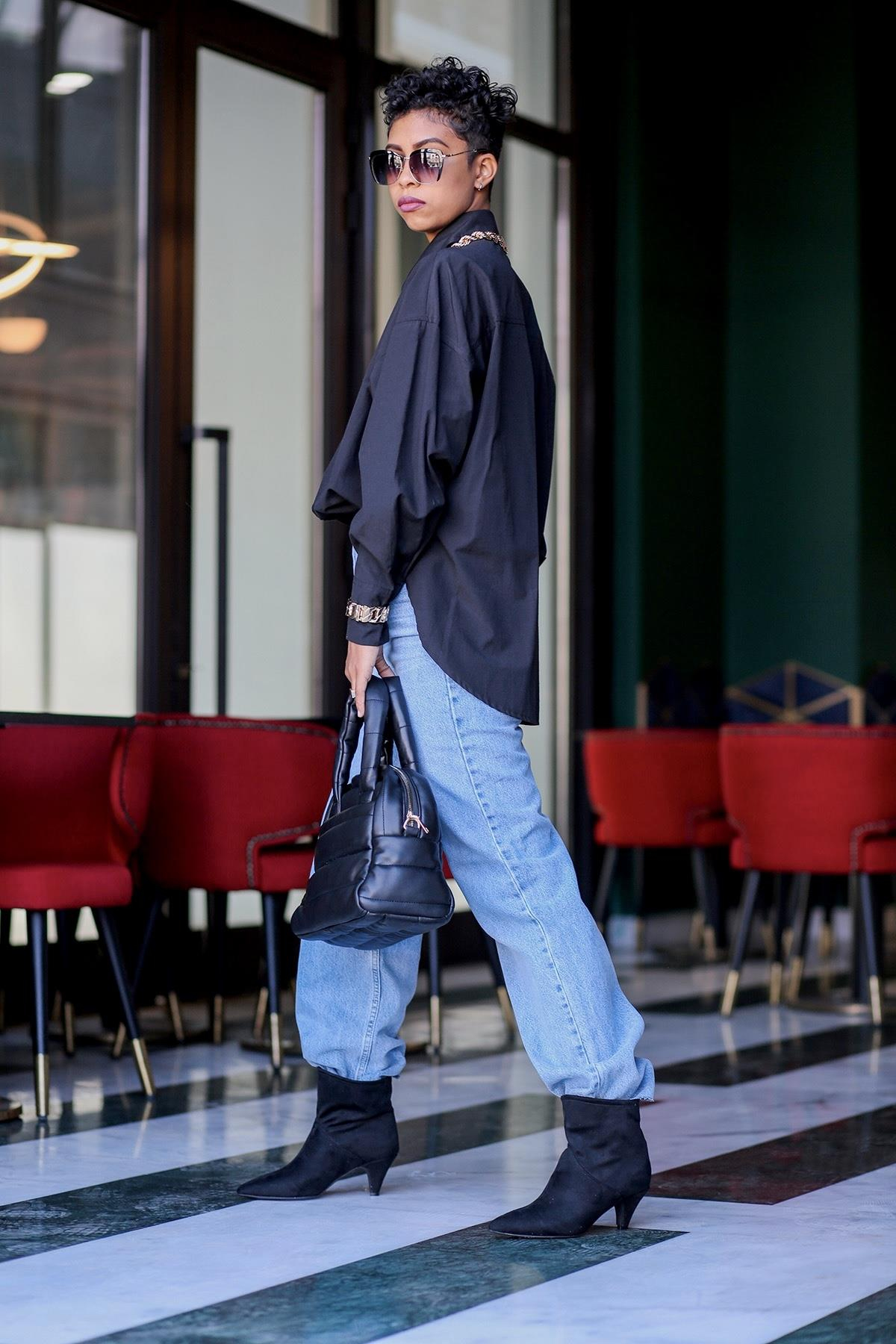 Poli̇na 3 Cm Topuklu Zara Model Kisa Bot Siy.suet