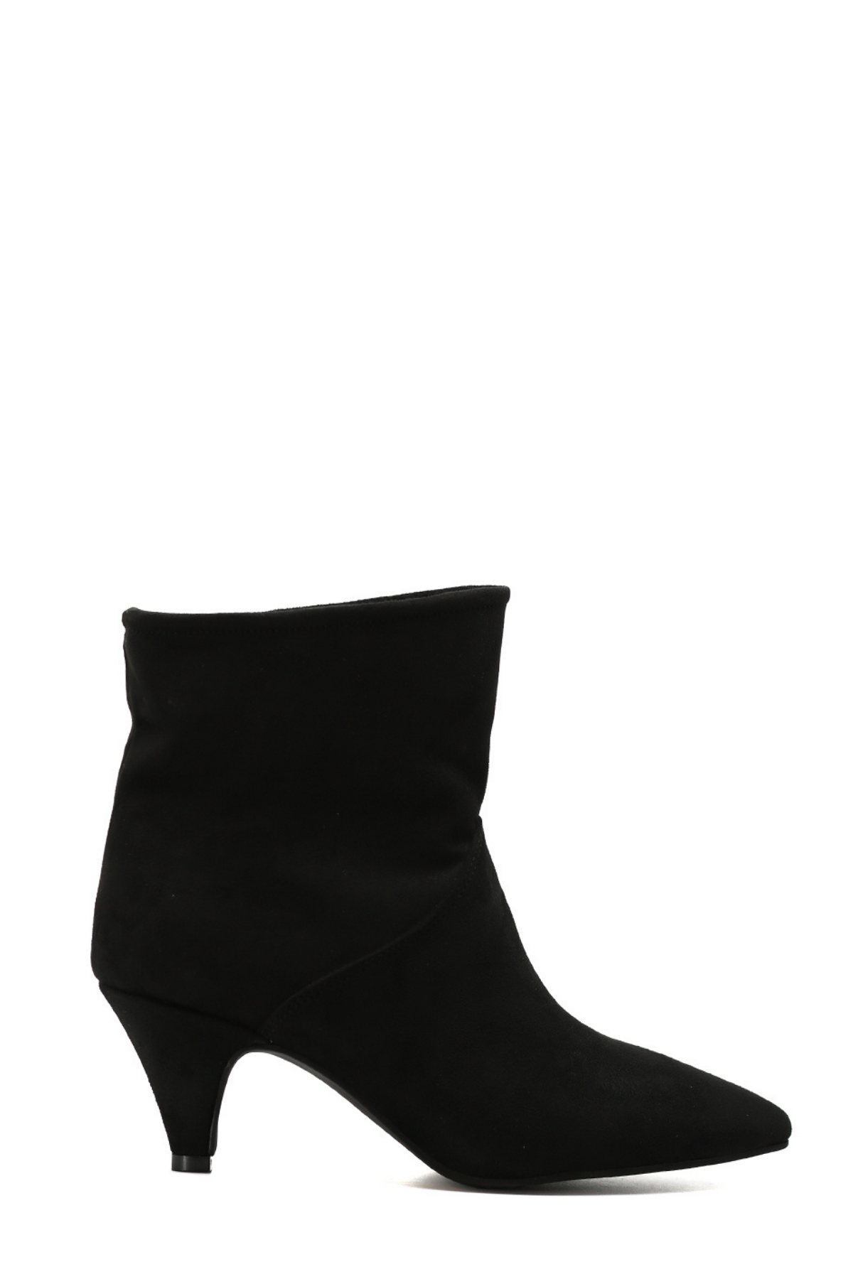 Poli̇na 3 Cm Topuklu Zara Model Kisa Bot Siy.suet