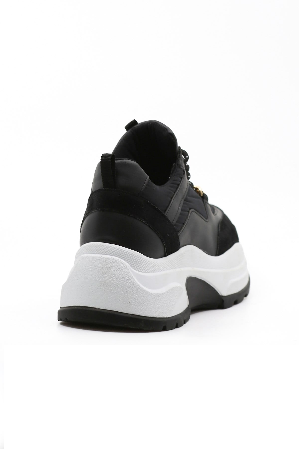 Roze Model Yeni̇ Sezon Sneakers Spor Ayakkabi Siyah