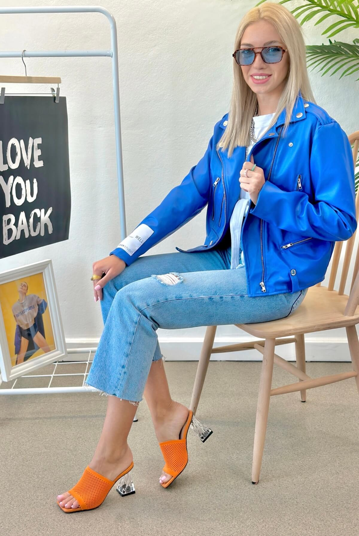 SAMATA MODEL 6 CM TOPUKLU TRİKO TERLİK ORANJ