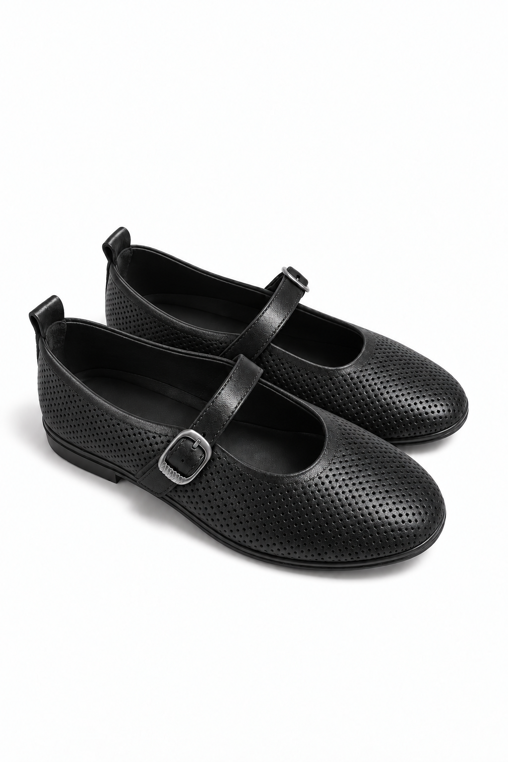 Simba model 2 cm tabanlı orjinal deri  babet loafer SIYAH