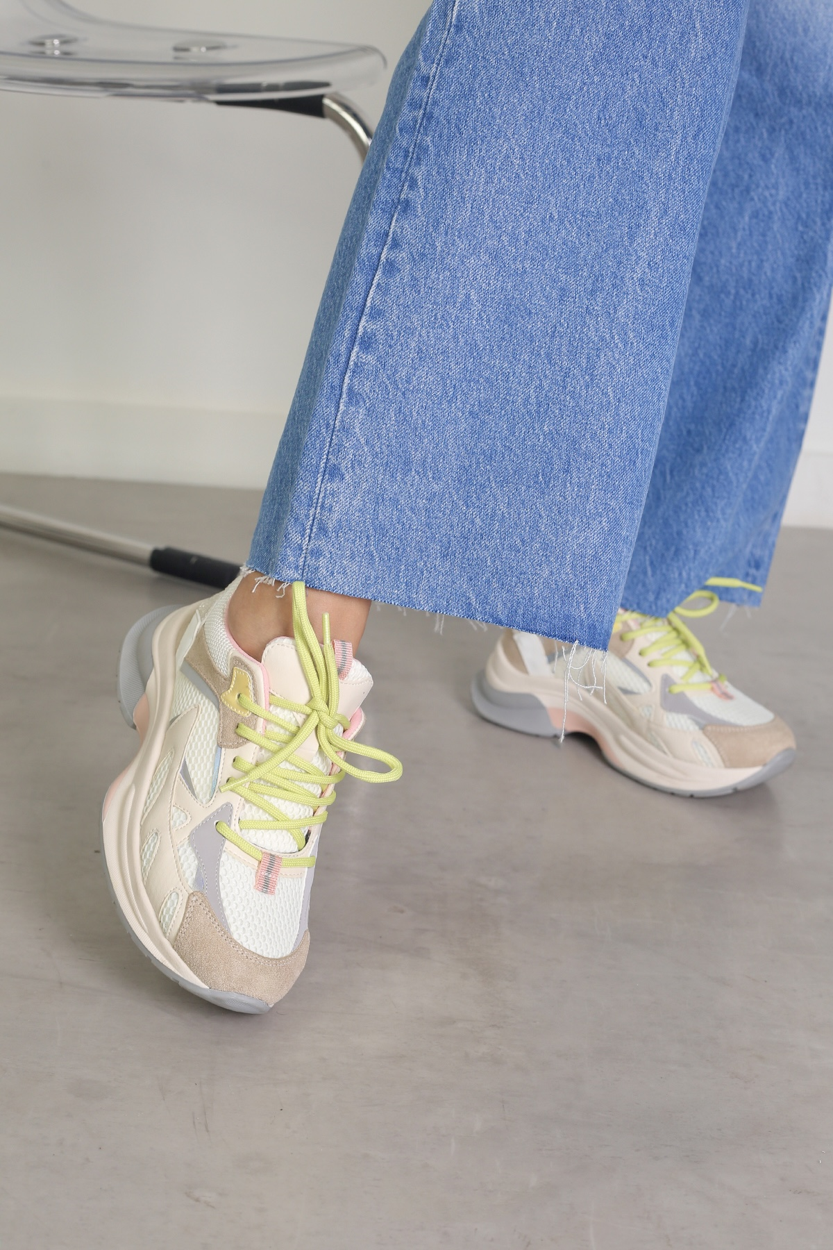 sm30170 model 5 cm tabanlı yeni sezon spor ayakkabı BEY.TEN