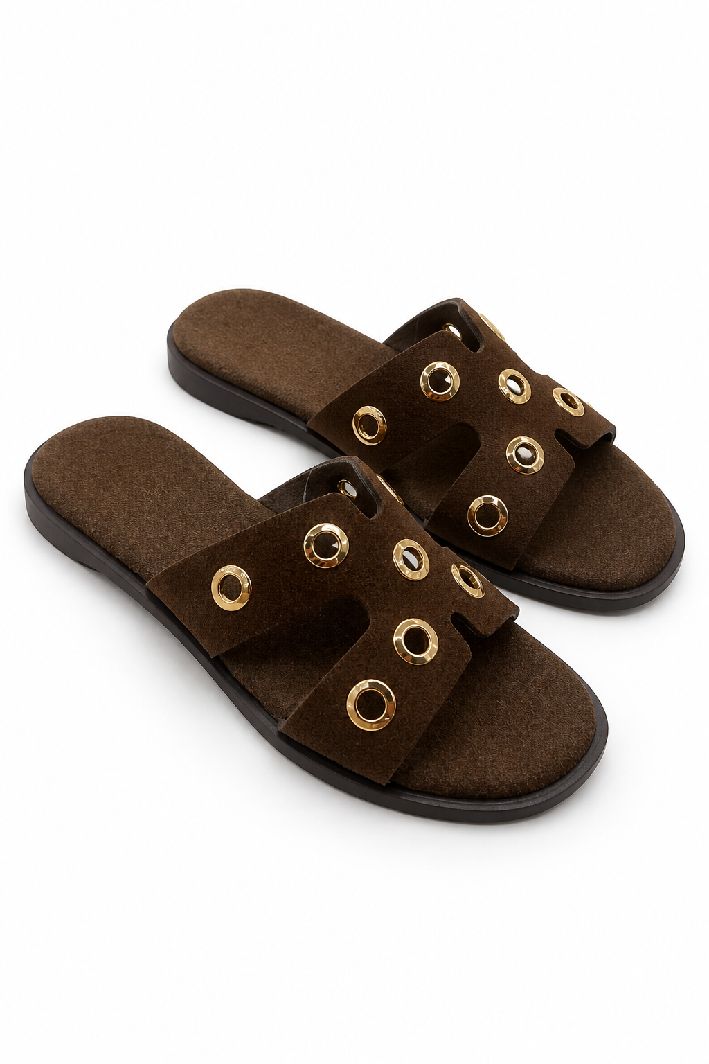 sole model yeni sezon terlik KAHVE