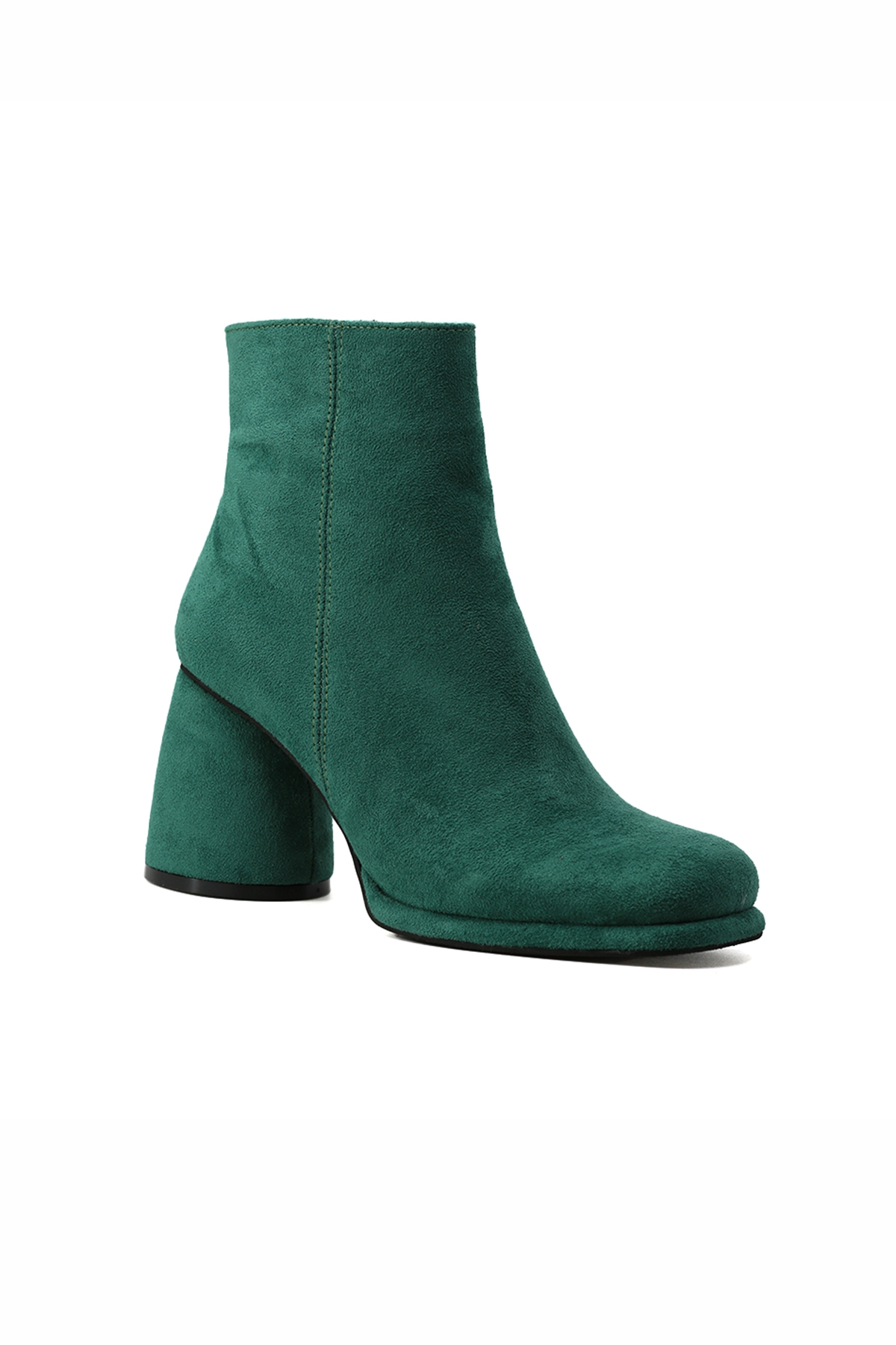 TANİA 6 CM TOPUKLU ZARA MODEL BOT YESIL SUET