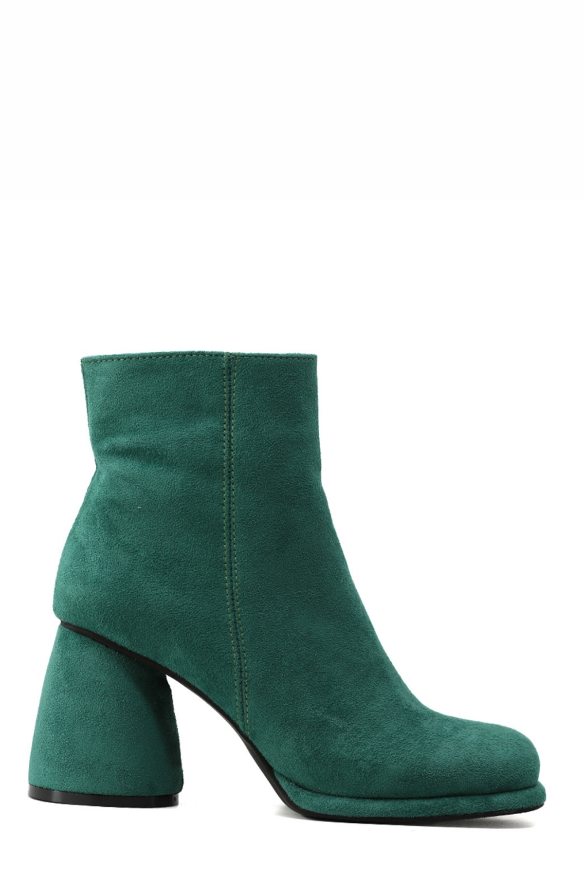 TANİA 6 CM TOPUKLU ZARA MODEL BOT YESIL SUET