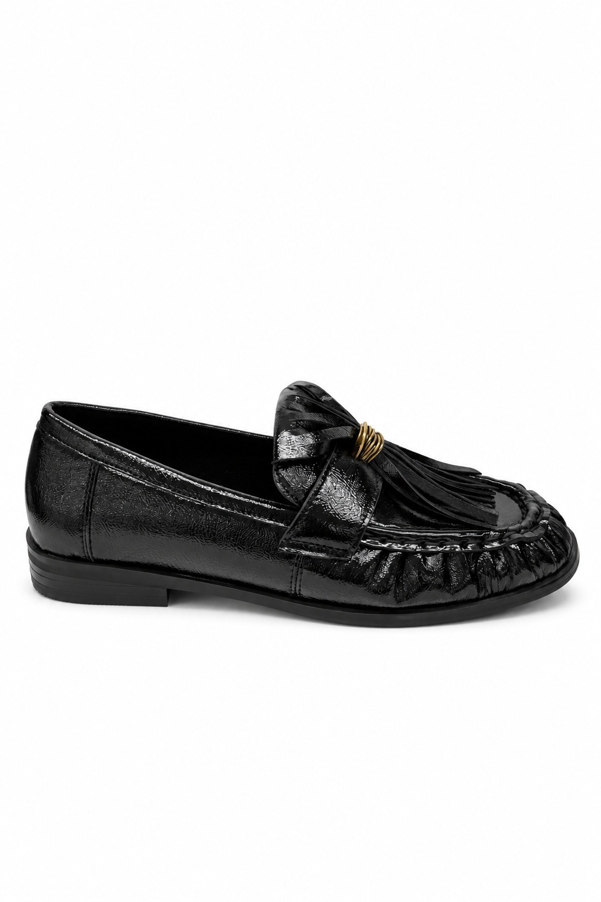 zafira model 1 cm topuklu yeni sezon loafer babet SIY.KIRISK