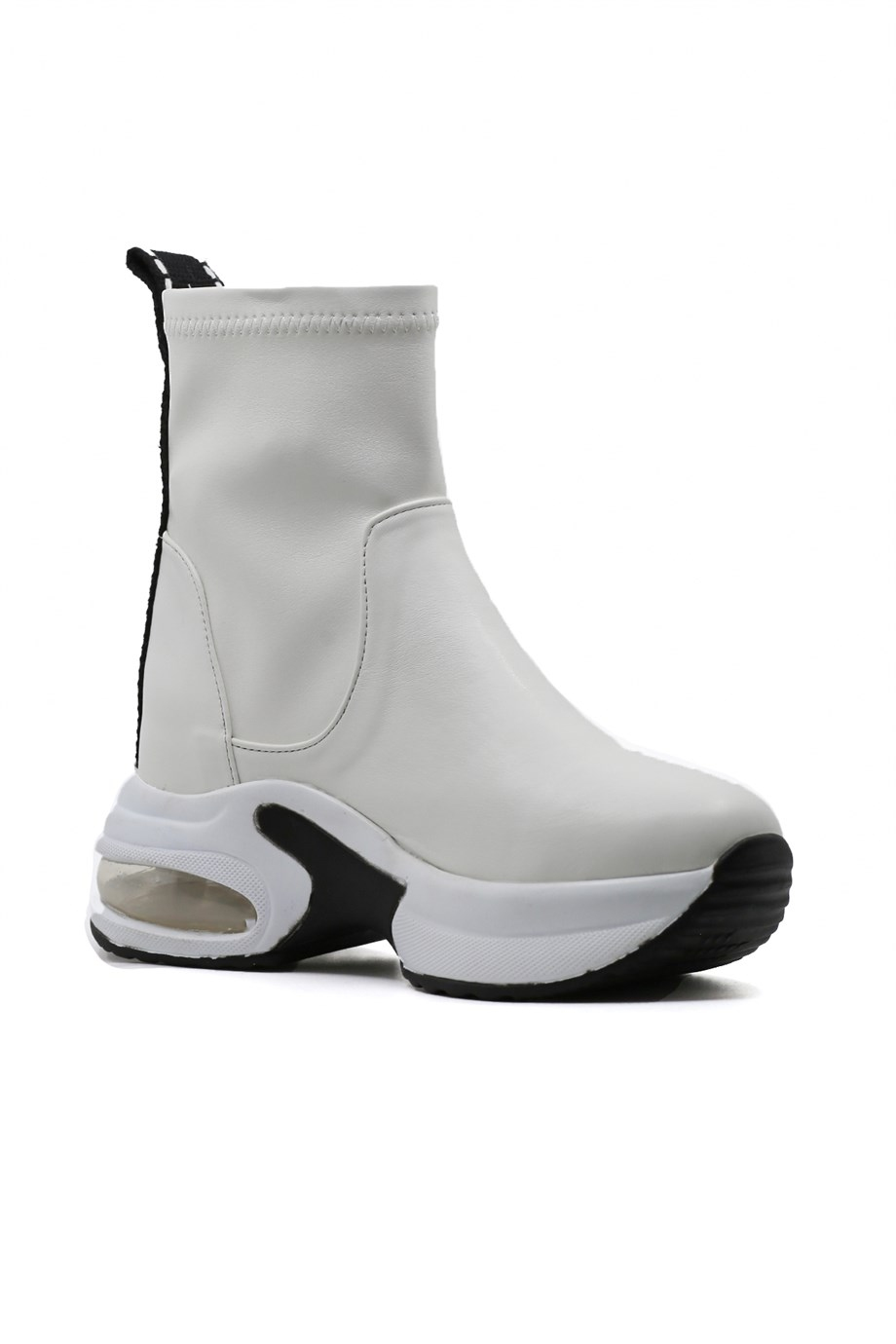 Zi̇zi̇ Model 5Cm Tabanli Spor Bot Postal Beyaz