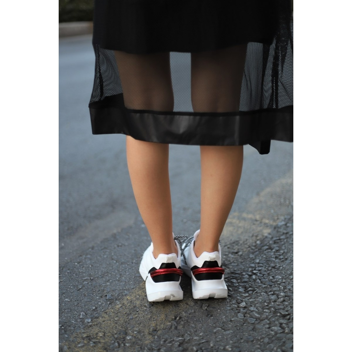 Zoe Model 5Cm Tabanli Sneakers Bey.siy