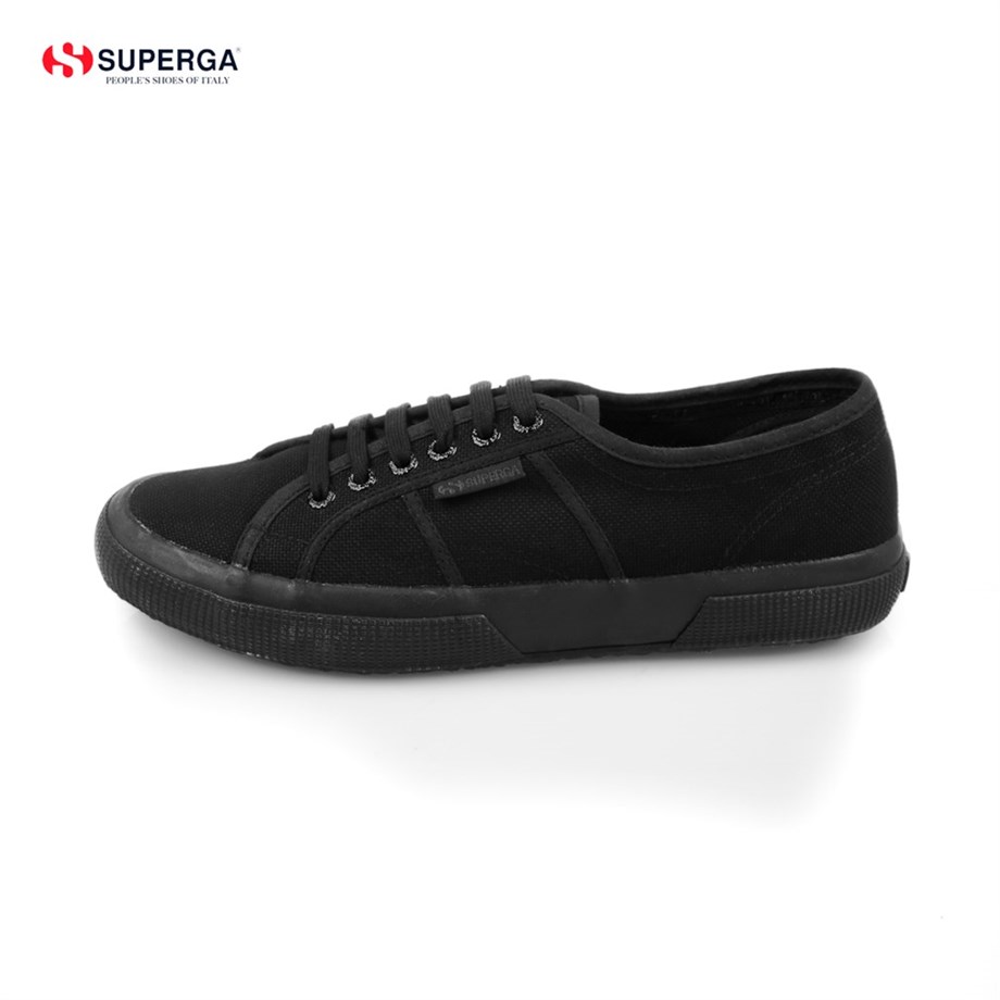 SİYAH Erkek Keten Ayakkabı 2750-COTU SUPERGA CLASSIC S000010 X01278 TOTAL BLACK