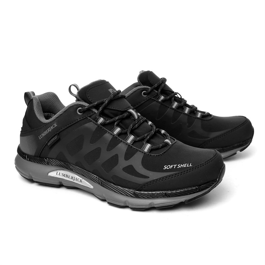 SİYAH Erkek Outdoor Ayakkabı AS00124907 URSA LUMBERJACK SIYAH-K GRI