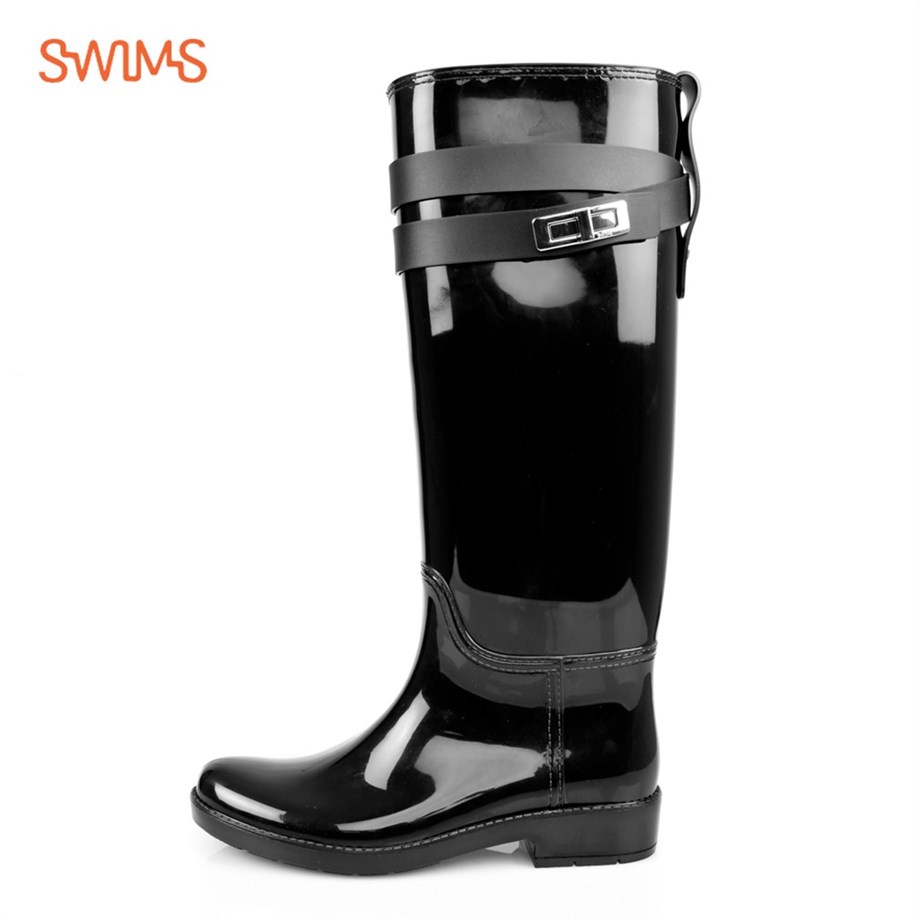 Swims SİYAH Kadın Yağmur Çizmesi 22111-001 LISA BOOT SWIMS BLACK