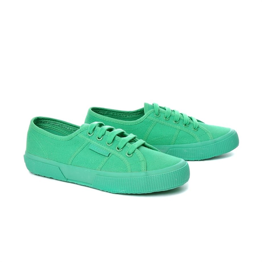 YEŞİL Kadın Keten Ayakkabı 2750-COTU CLASSIC G08 S000010 X01650 SUPERGA INTENSE GREEN