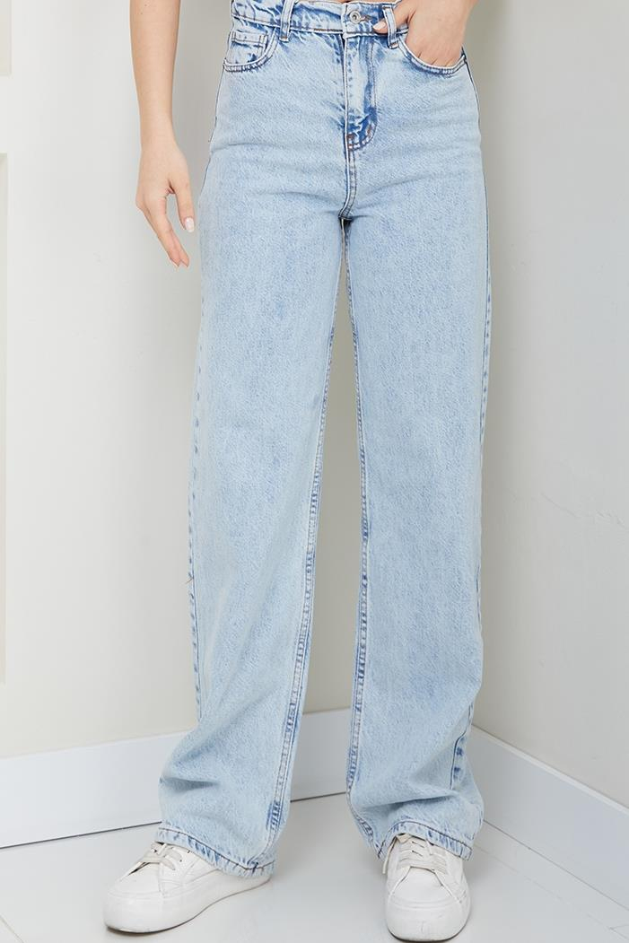 Baggy Kot Pantolon 1452 - Buz Mavi