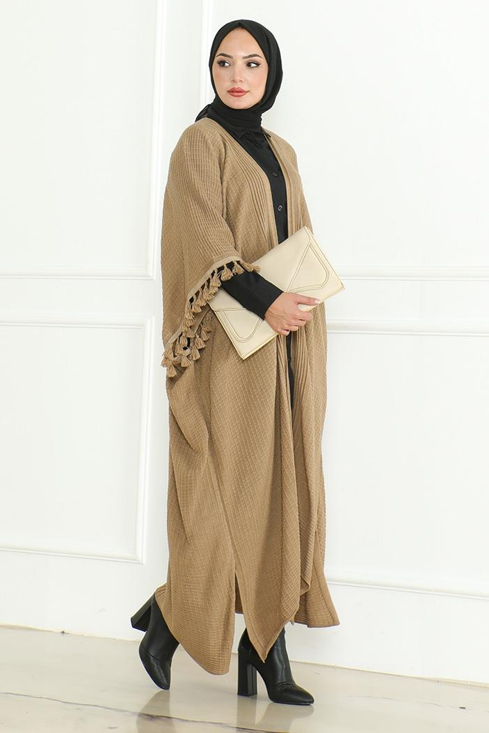 Balca Oversize Triko Panço 1195 - Vizon