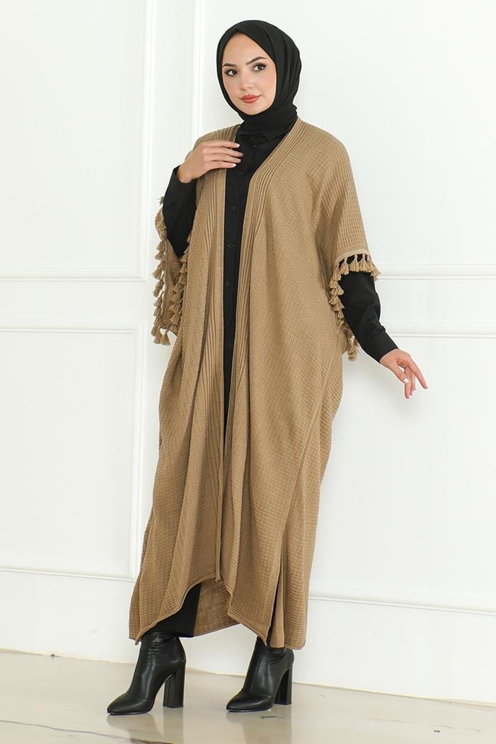 Balca Oversize Triko Panço 1195 - Vizon