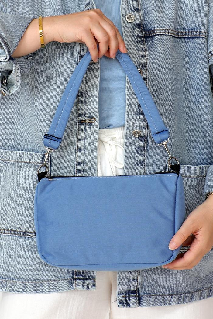 Basic Baget Çanta 989 - Mavi