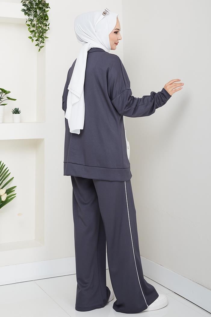 Biyeli Oysho İkili Takım 1608 - Antrasit