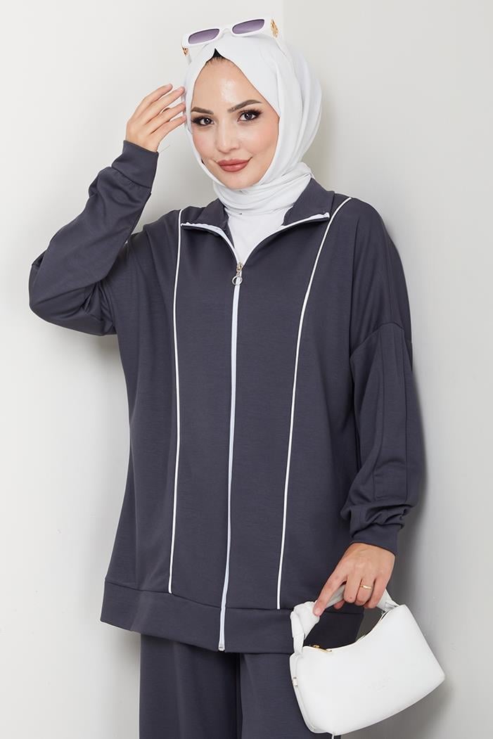 Biyeli Oysho İkili Takım 1608 - Antrasit