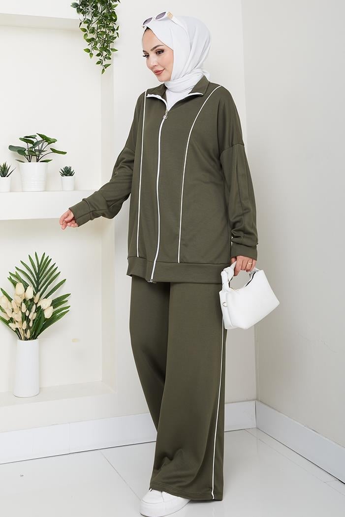 Biyeli Oysho İkili Takım 1608 - Haki