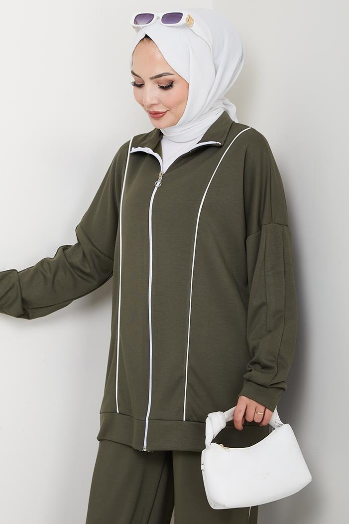 Biyeli Oysho İkili Takım 1608 - Haki