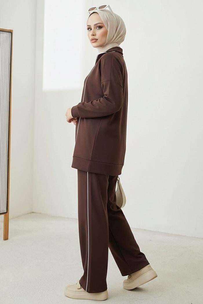 Biyeli Oysho İkili Takım 1608 - Kahve