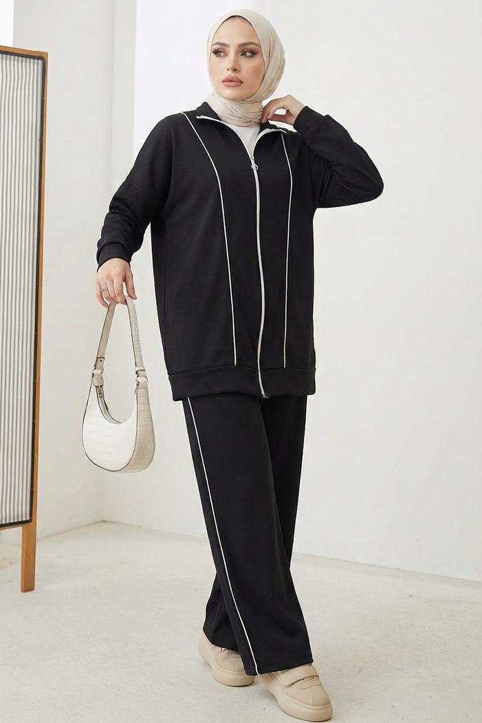 Biyeli Oysho İkili Takım 1608 - Siyah