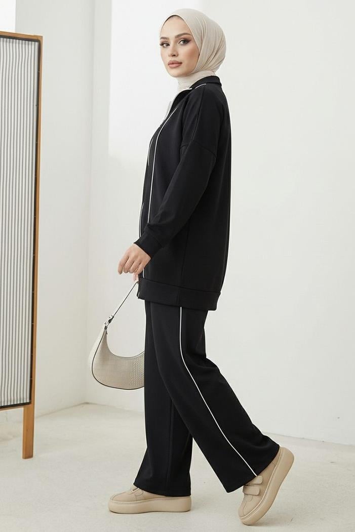 Biyeli Oysho İkili Takım 1608 - Siyah