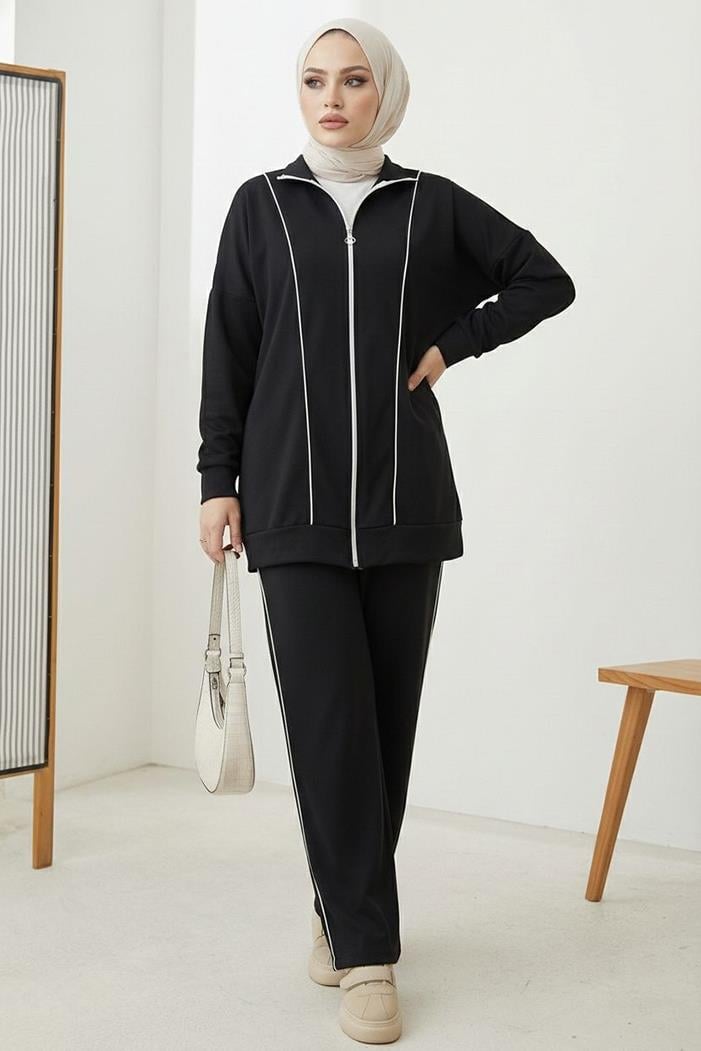 Biyeli Oysho İkili Takım 1608 - Siyah