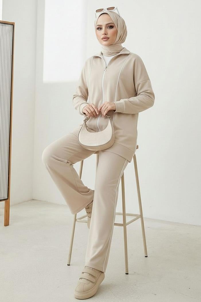 Biyeli Oysho İkili Takım 1608 - Taş