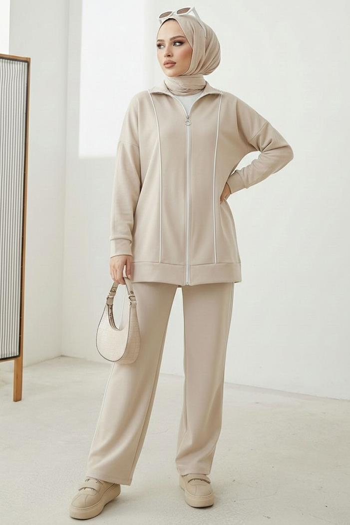 Biyeli Oysho İkili Takım 1608 - Taş