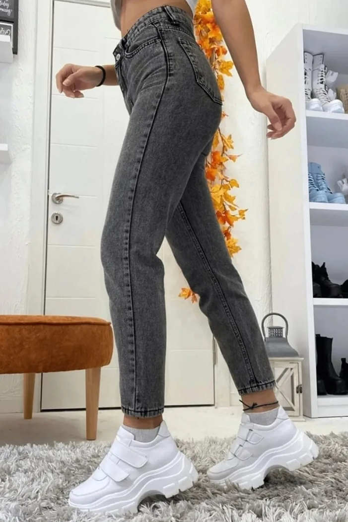 Boyfriend Kot Pantolon 1446 - Gri